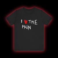 I <3 the Pain Tee Black